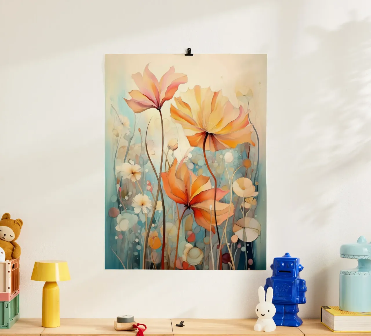 Flowers abstract hahnemühle by Imagine
