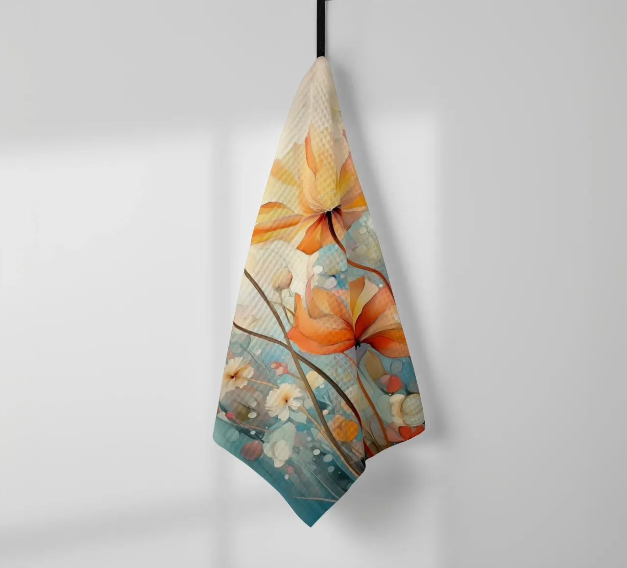 Fiori astratti canovaccio da cucina da Imagine