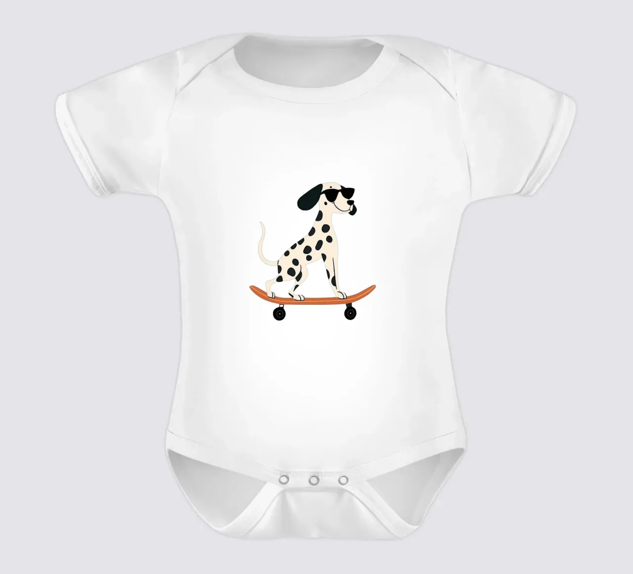 Cane fresco body neonato maniche corte da HookASmile