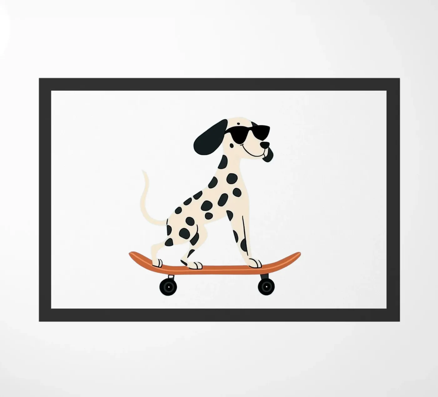 Cool Dog doormat by HookASmile