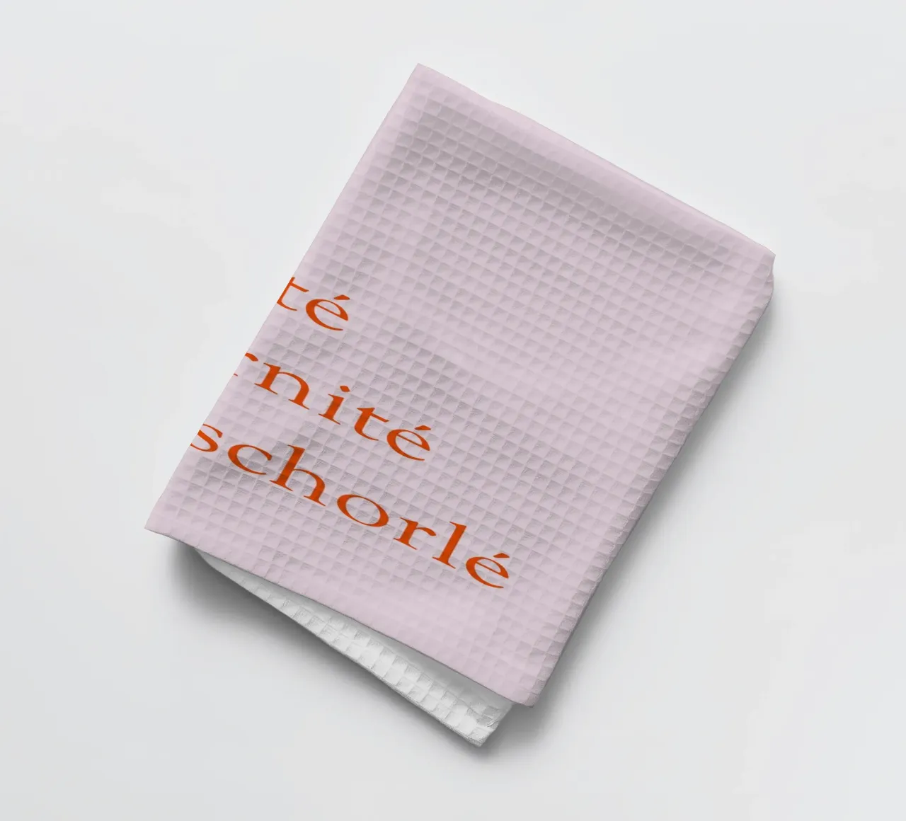 Liberté, Fraternité, Weinschorlé Geschirrtuch von Typo Designs