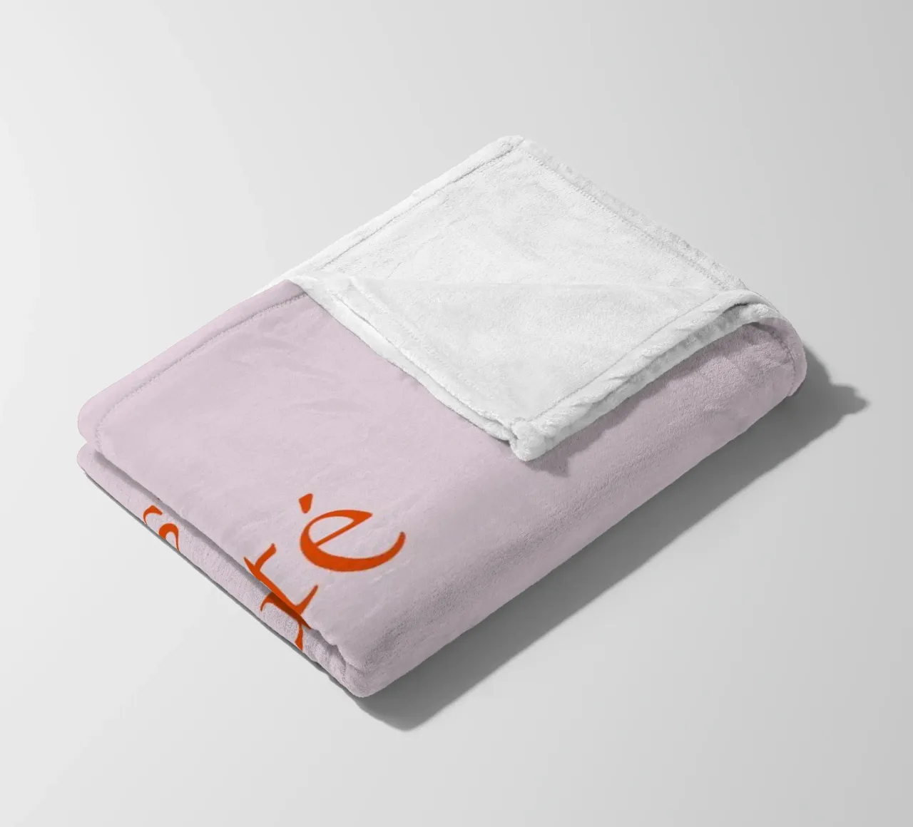 Liberté, Fraternité, Weinschorlé fleece blanket by Typo Designs