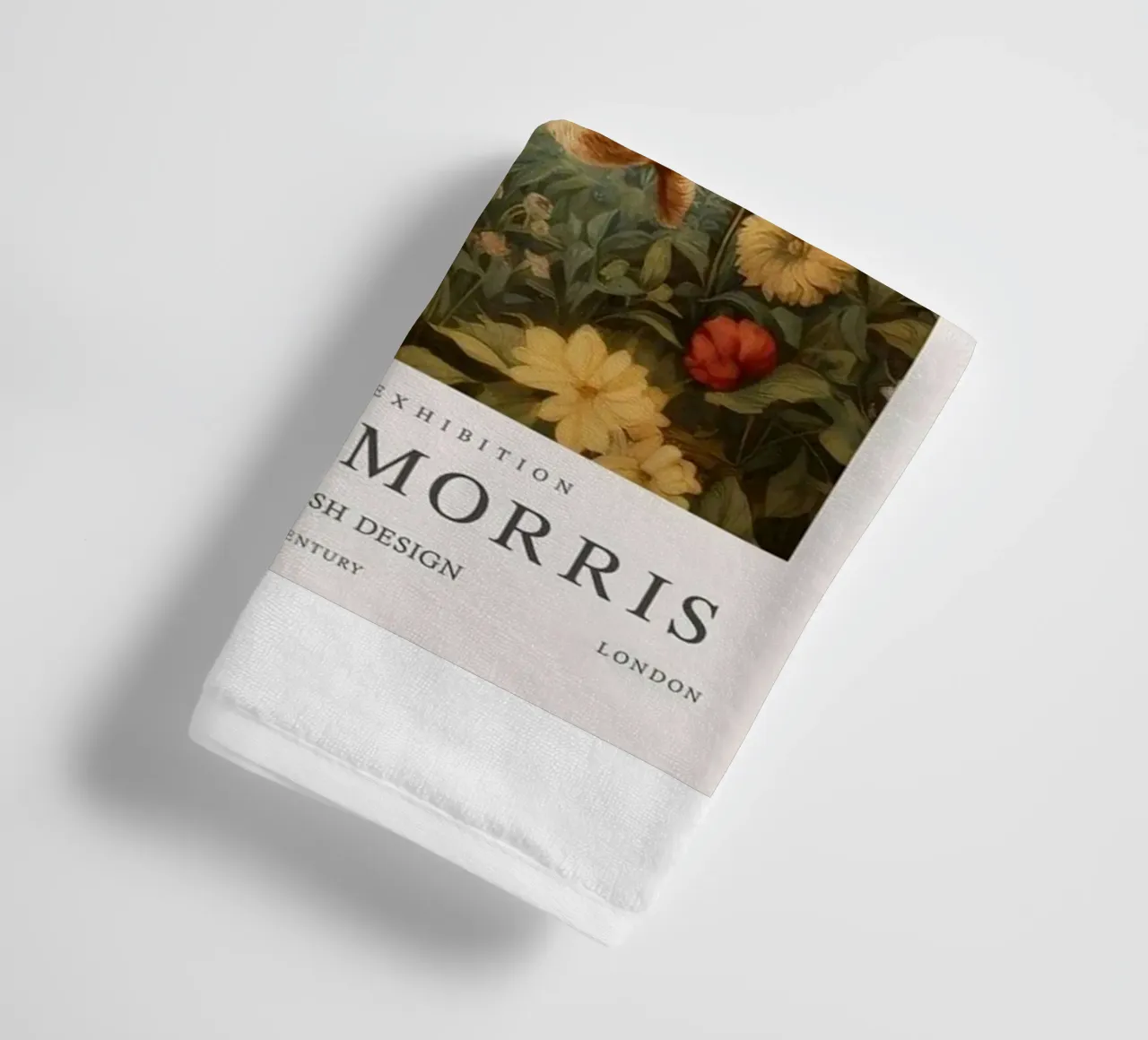 konijn in een net pak william morris badhanddoek van komo store