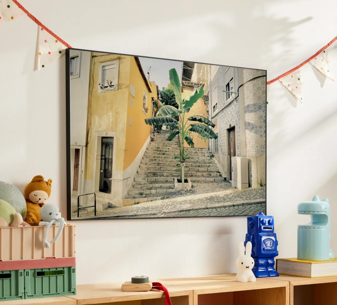 Albero delle palme - Via Lisbona alluminio dibond da KISSA STUDIO