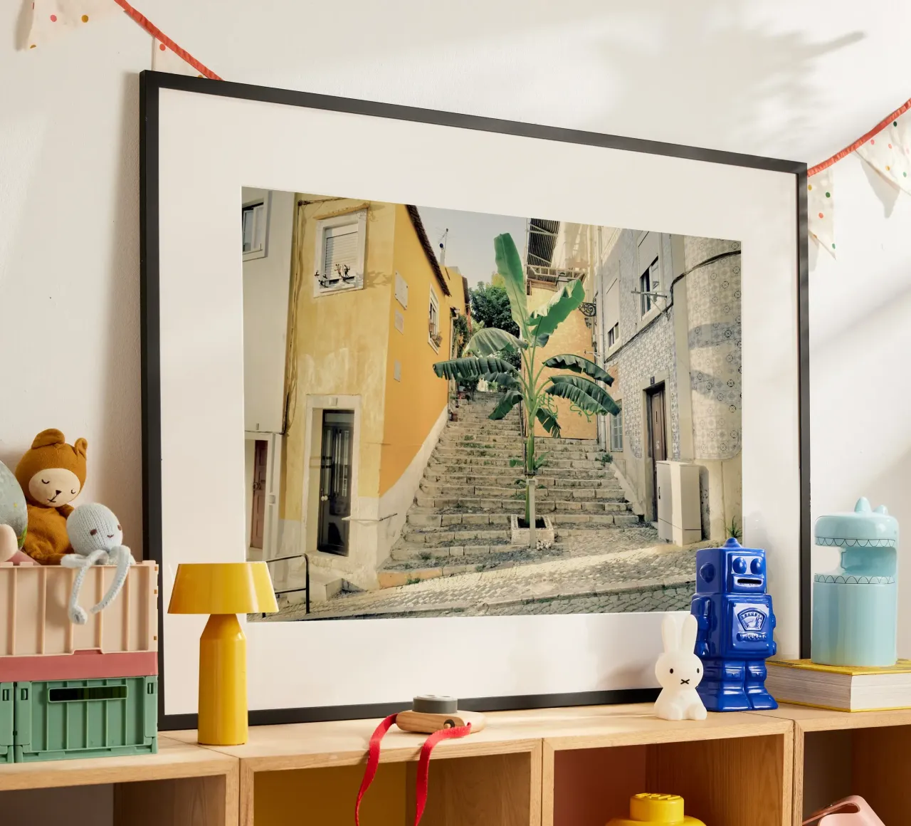 Albero delle palme - Via Lisbona carta hahnemühle da KISSA STUDIO