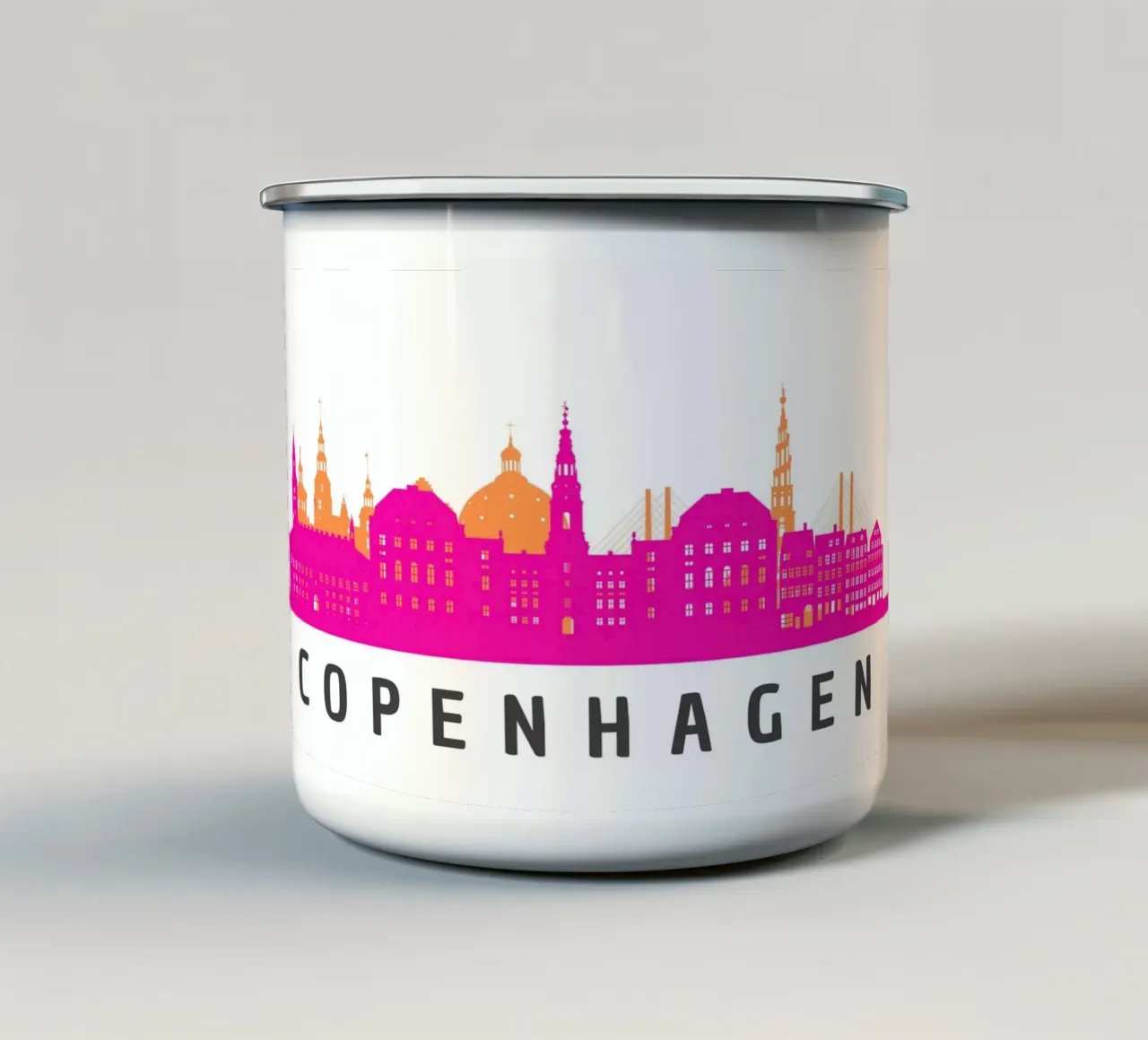 Skyline CPH tazza in smalto da DigiWunderwerk