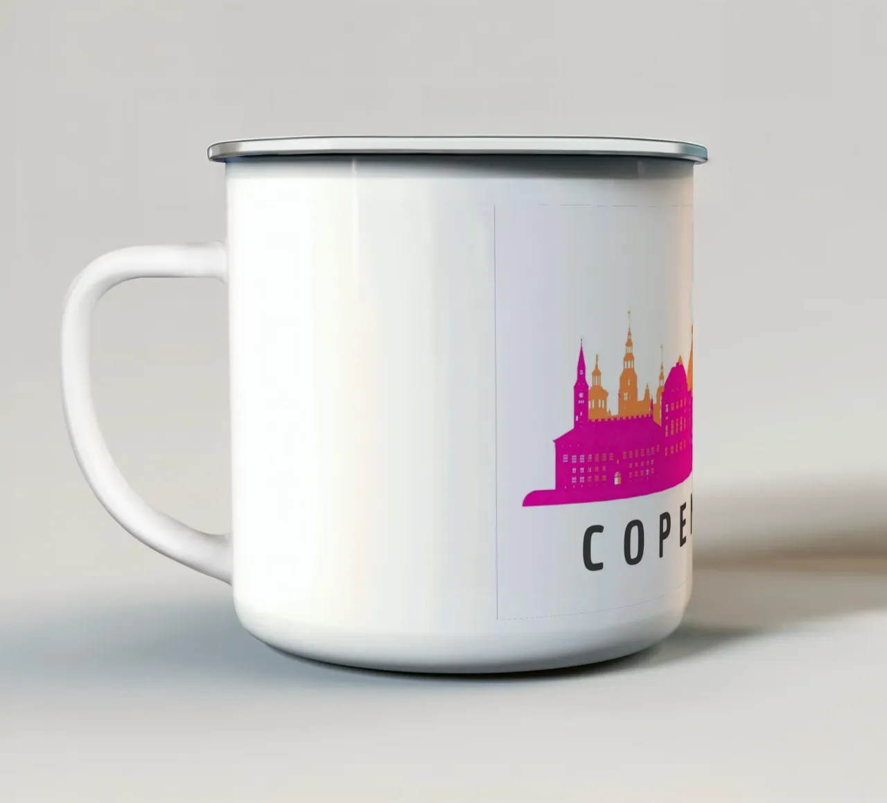 Skyline CPH tazza in smalto da DigiWunderwerk