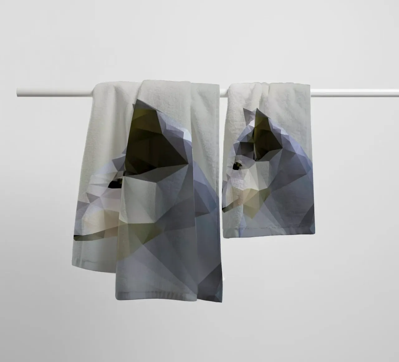 Geo Winter Fox asciugamano da bagno da Three Of The Possessed