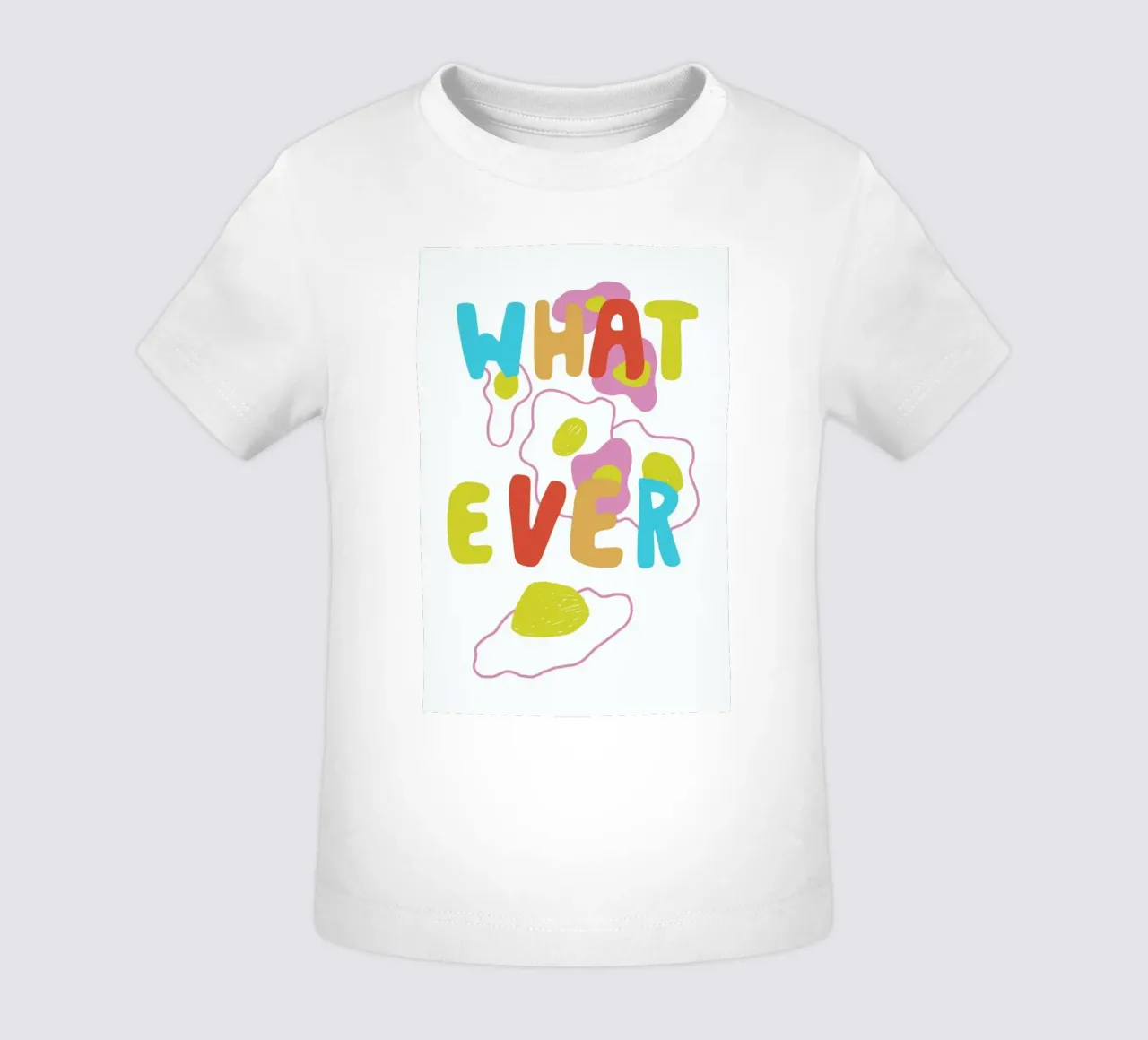 What Ever Eggs Color Pop Food maglietta neonato da Vasare Nar