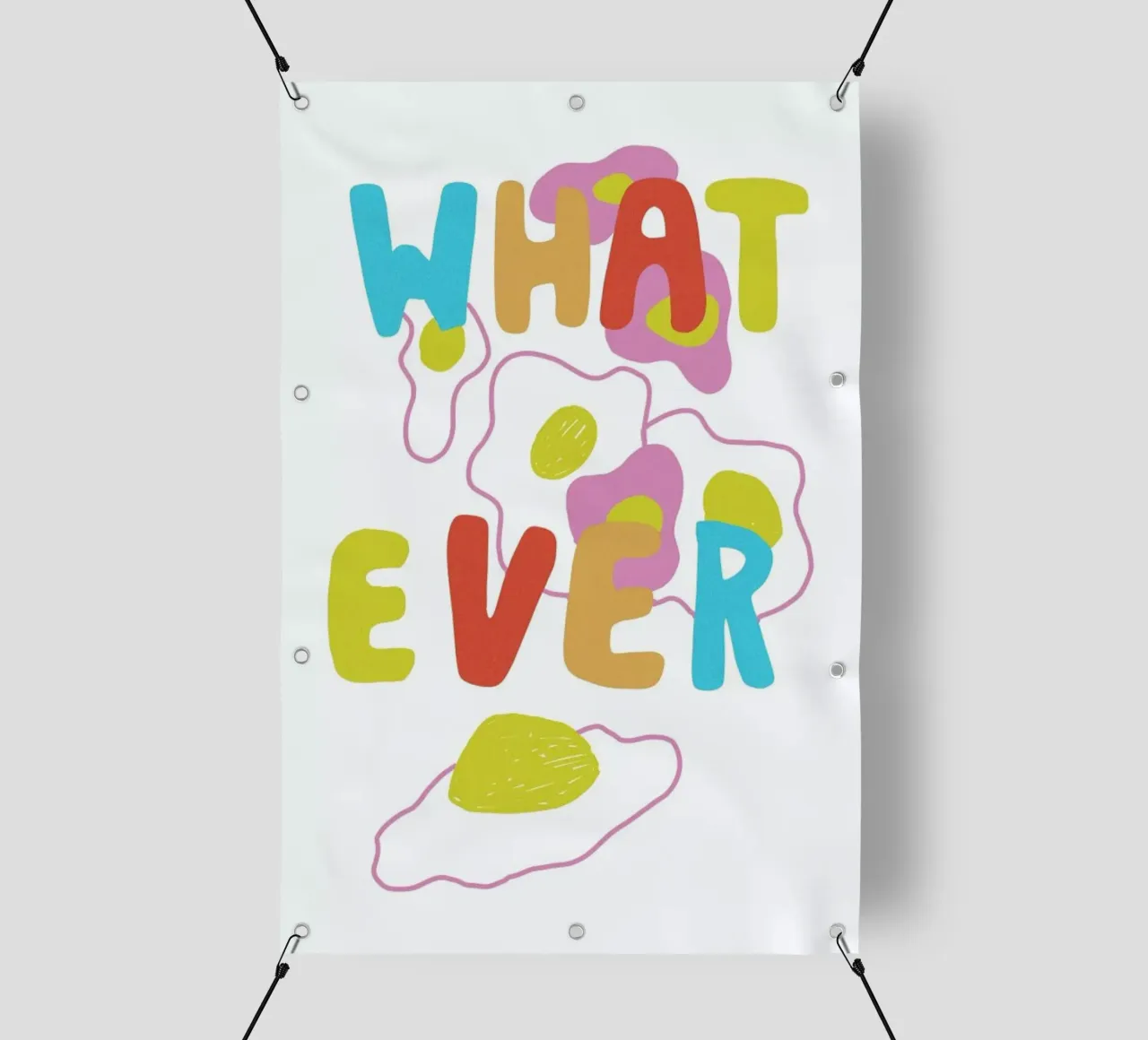 What Ever Eggs Color Pop Food telo in pvc da Vasare Nar