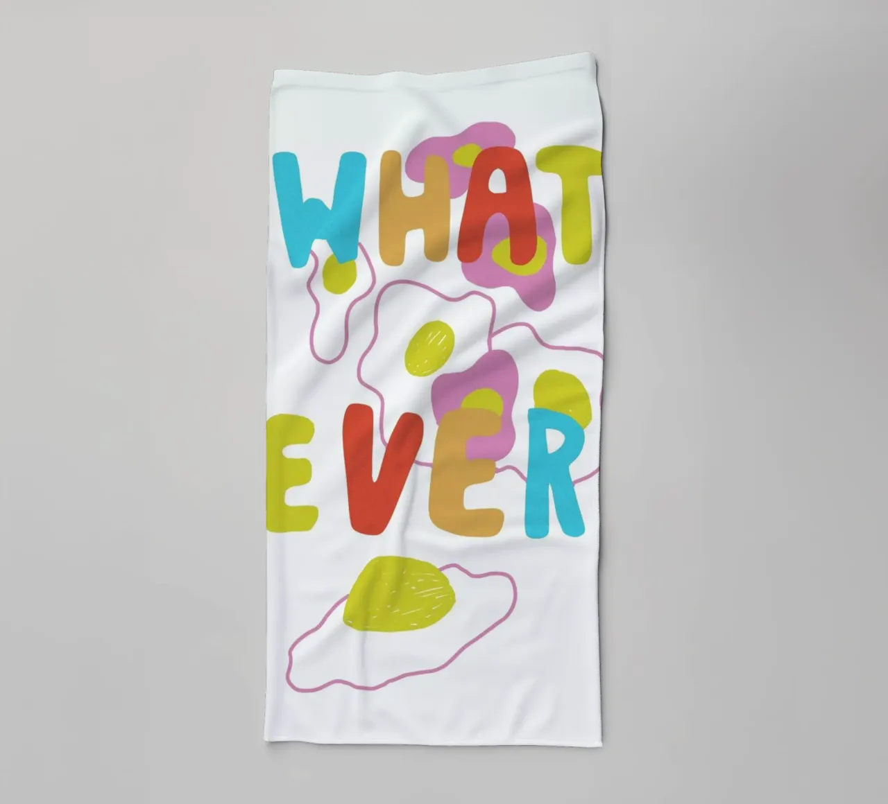 What Ever Eggs Color Pop Food asciugamano da bagno da Vasare Nar