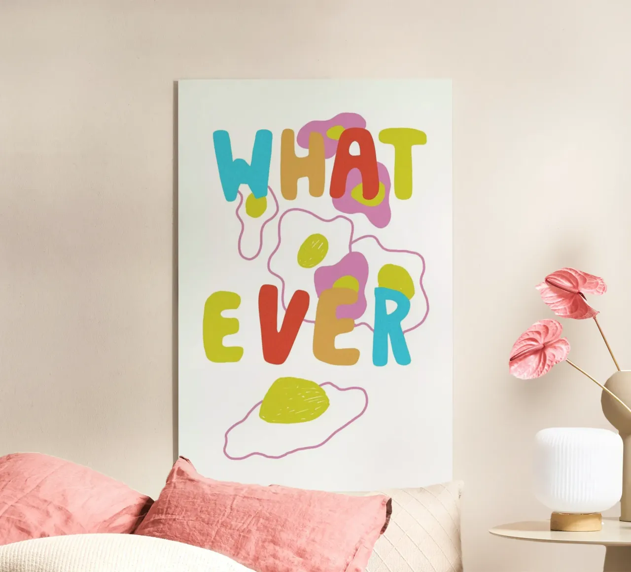 What Ever Eggs Color Pop Food plexiglass da Vasare Nar
