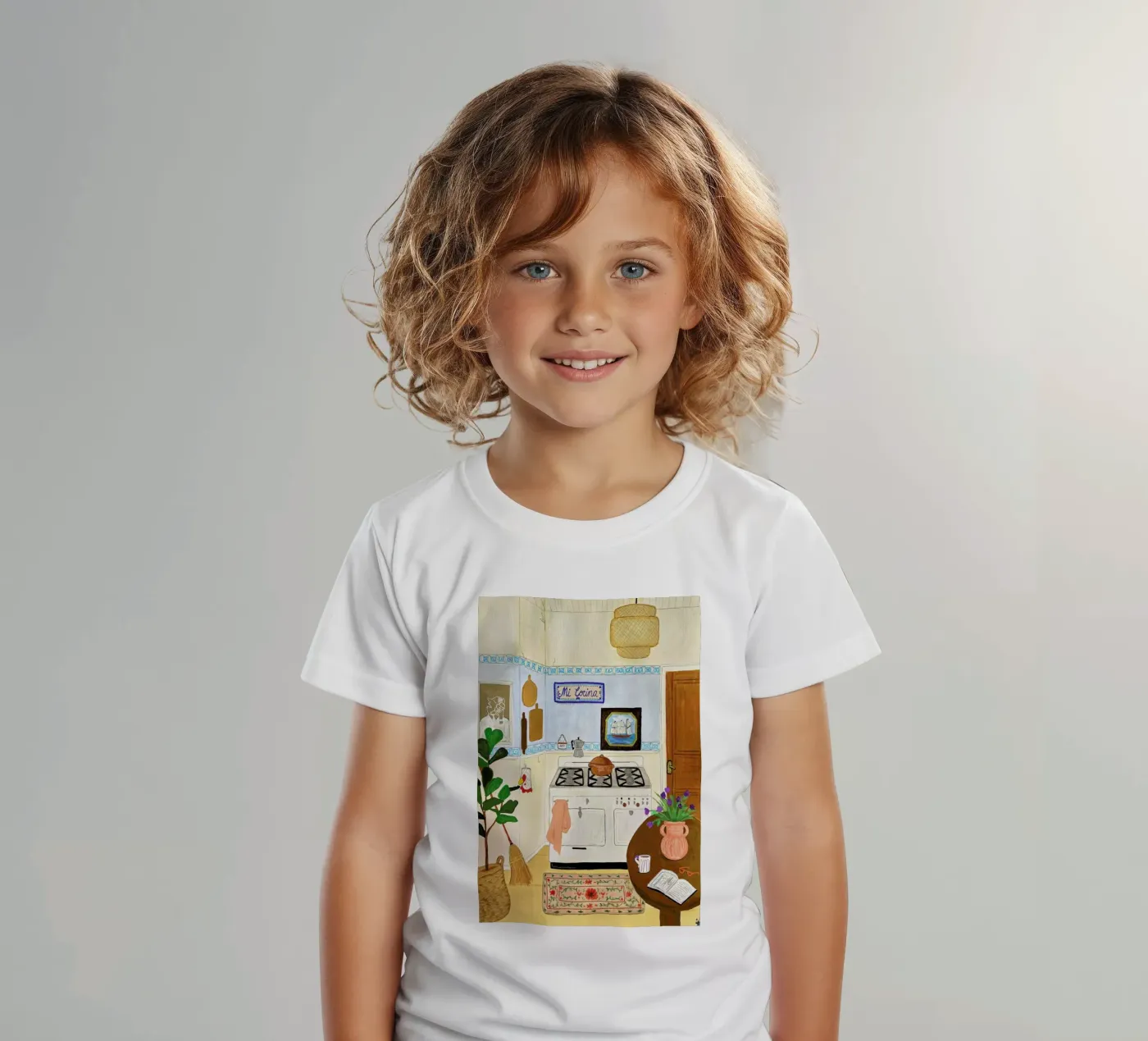 A Simple Kitchen kinder t-shirt van Paloma Kua