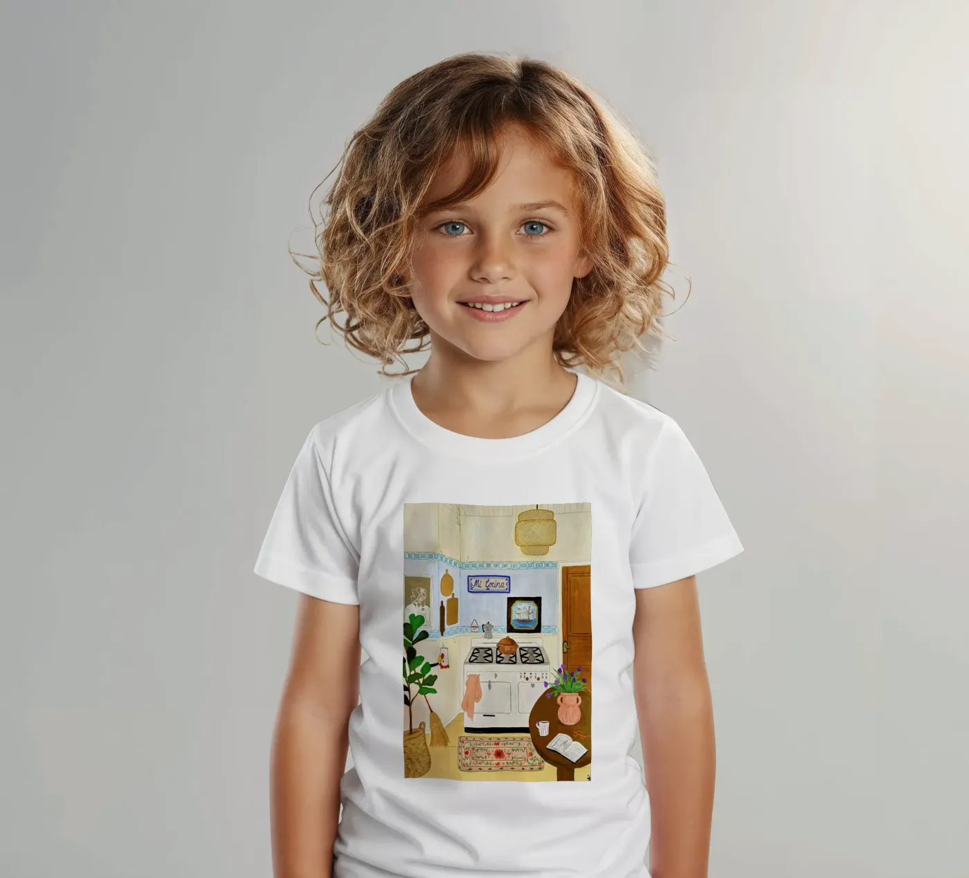 A Simple Kitchen kinder t-shirt van Paloma Kua