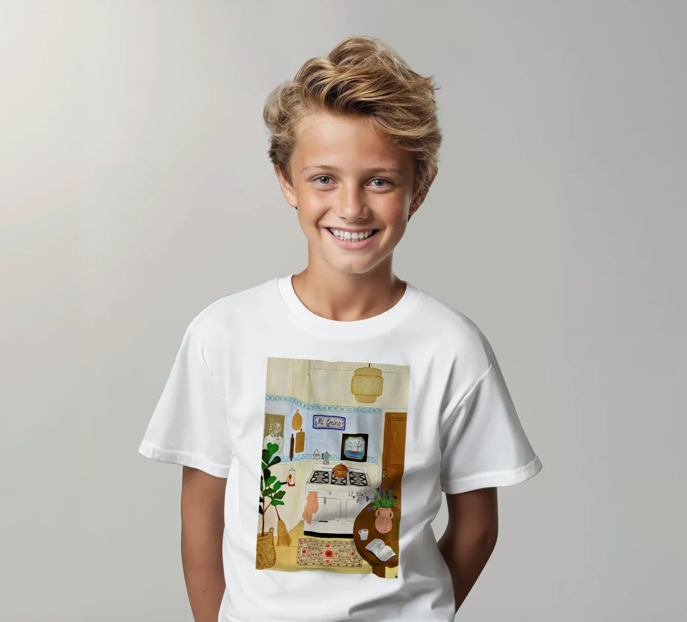 A Simple Kitchen kinder t-shirt van Paloma Kua