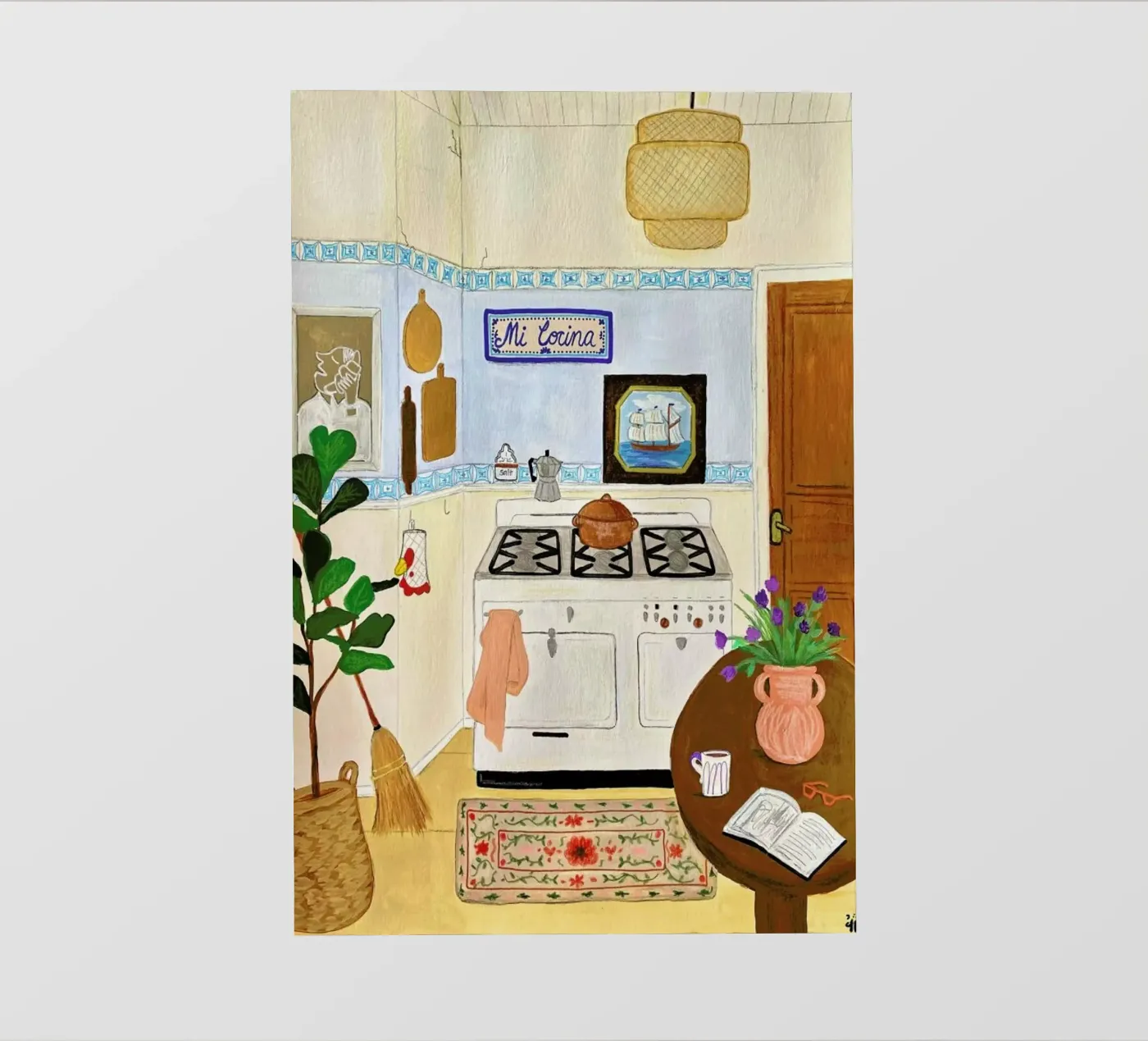 A Simple Kitchen pellicola backlit da Paloma Kua