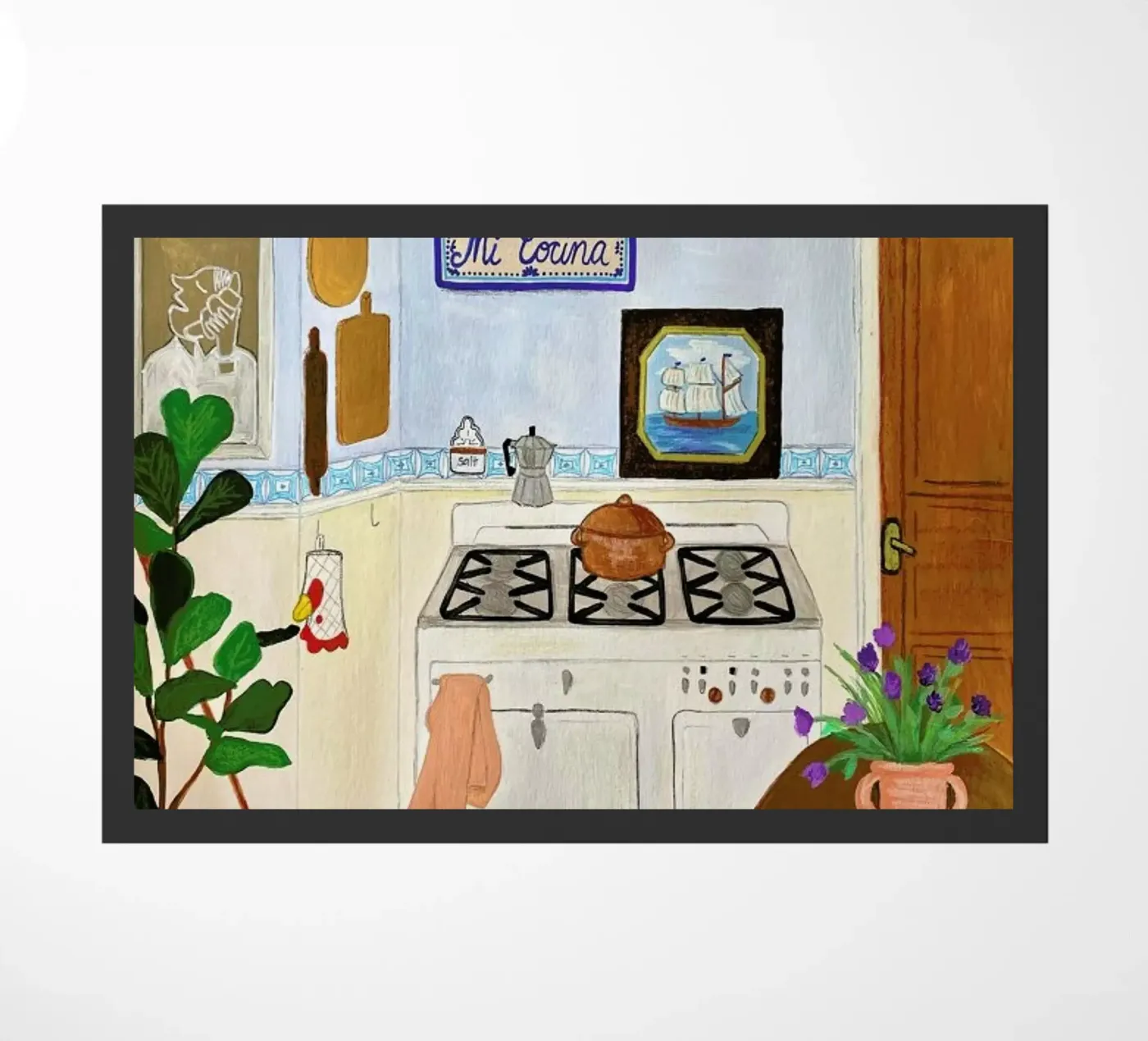 A Simple Kitchen doormat by Paloma Kua