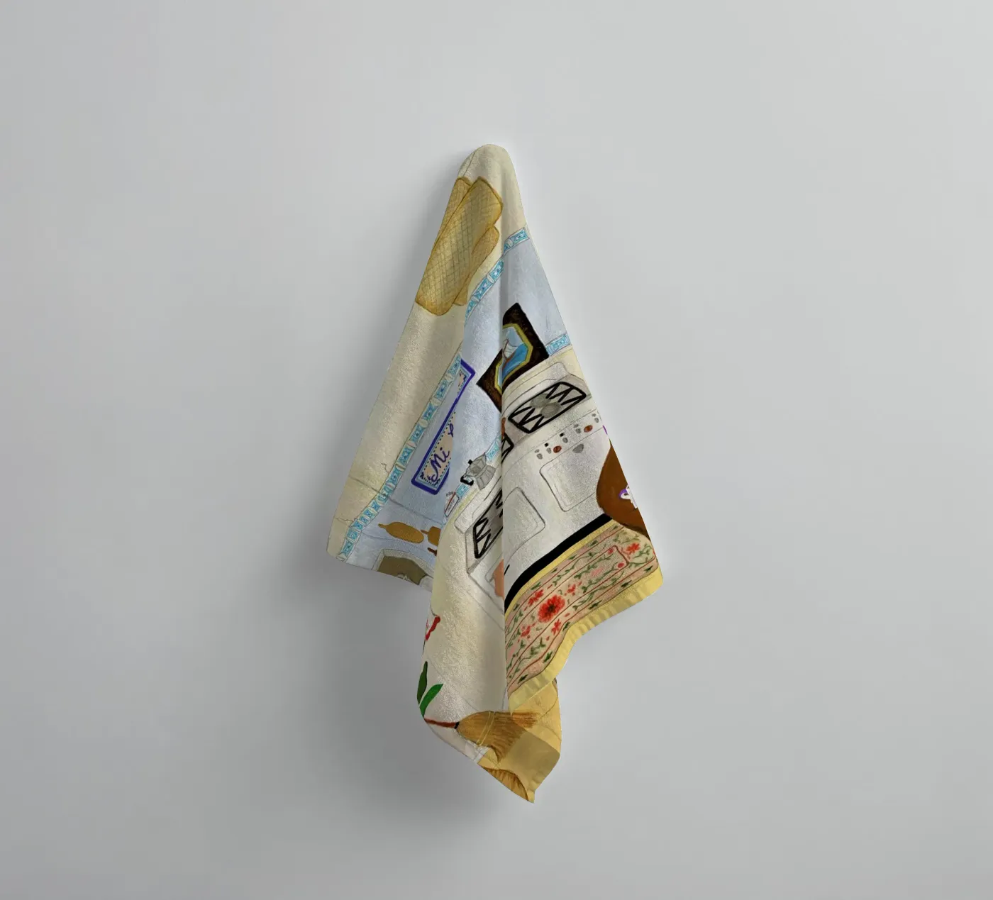 A Simple Kitchen badhanddoek van Paloma Kua