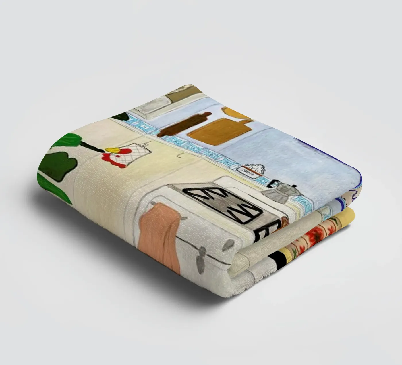 A Simple Kitchen badhanddoek van Paloma Kua