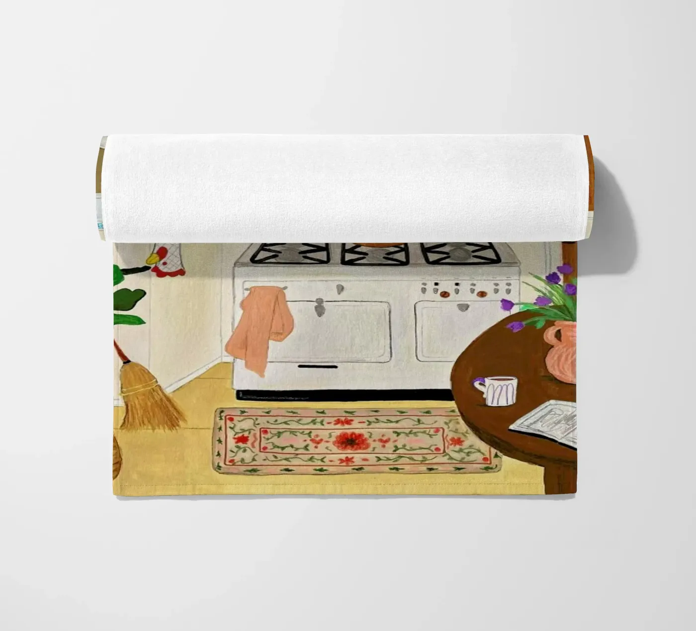 A Simple Kitchen Strandtuch von Paloma Kua