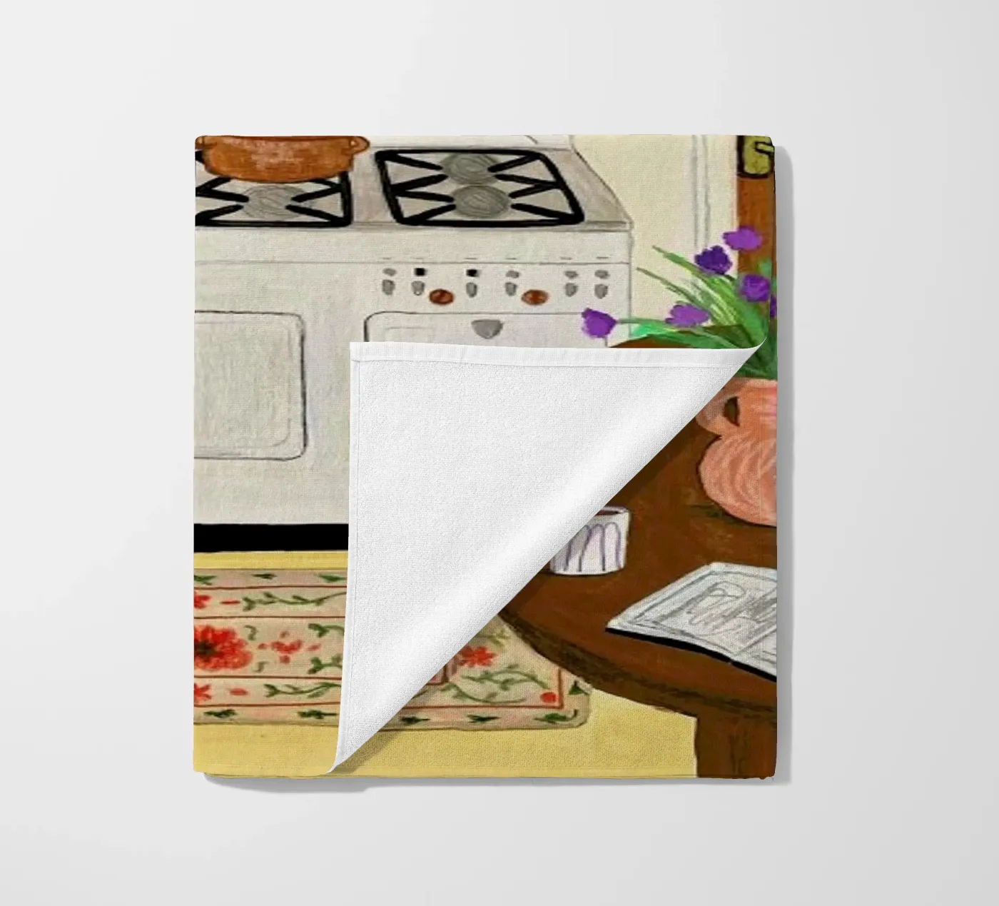 A Simple Kitchen Strandtuch von Paloma Kua