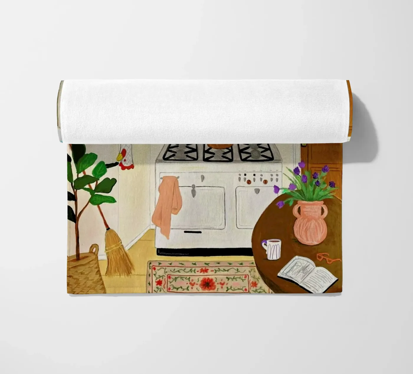 A Simple Kitchen Strandtuch von Paloma Kua
