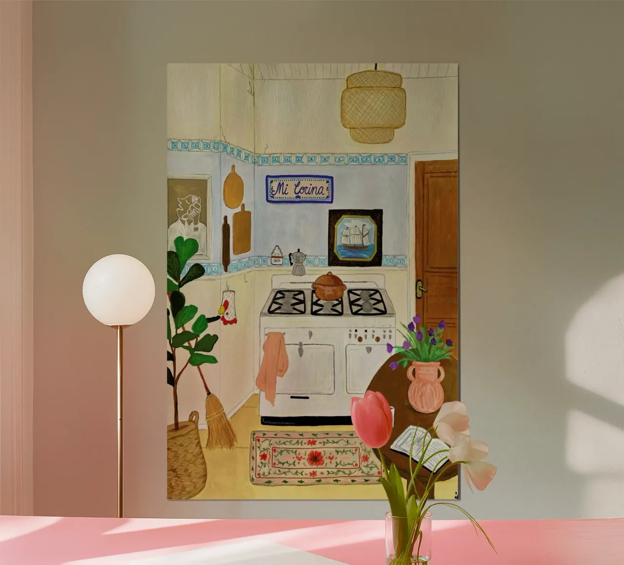 A Simple Kitchen carta hahnemühle da Paloma Kua