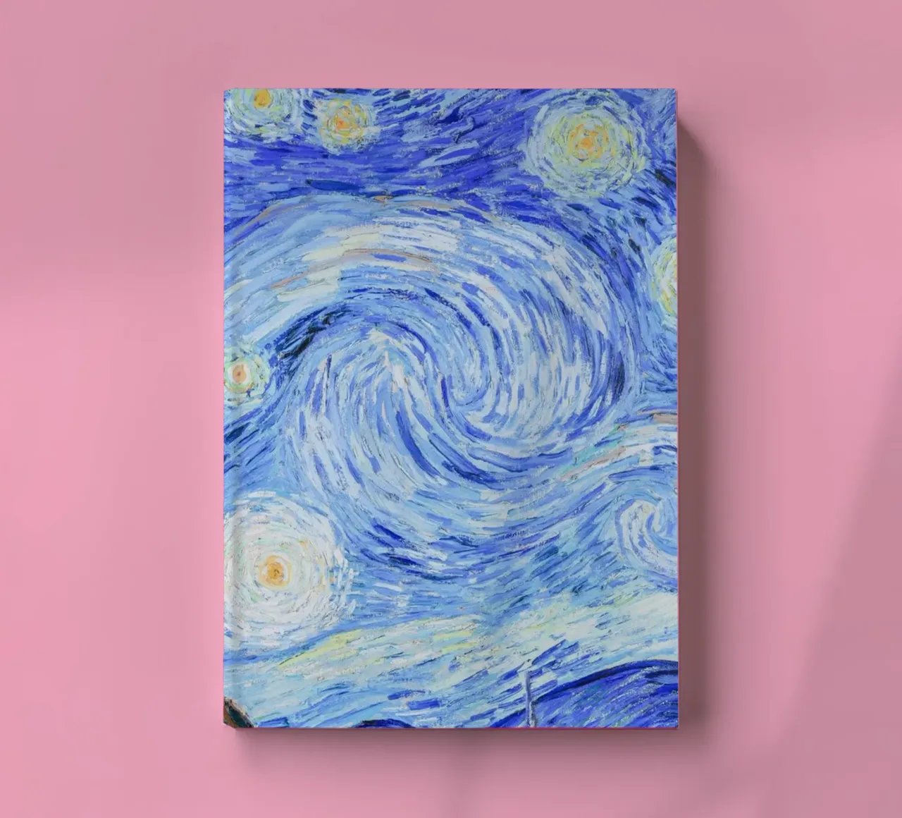 Van Gogh's Starry Night Poster - Post-Impressionism Masterpi notebook by NorwesClub