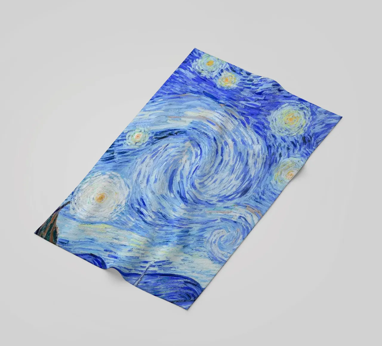 Poster della Notte stellata di Van Gogh - Masterpi del post-impressionismo telo mare da NorwesClub