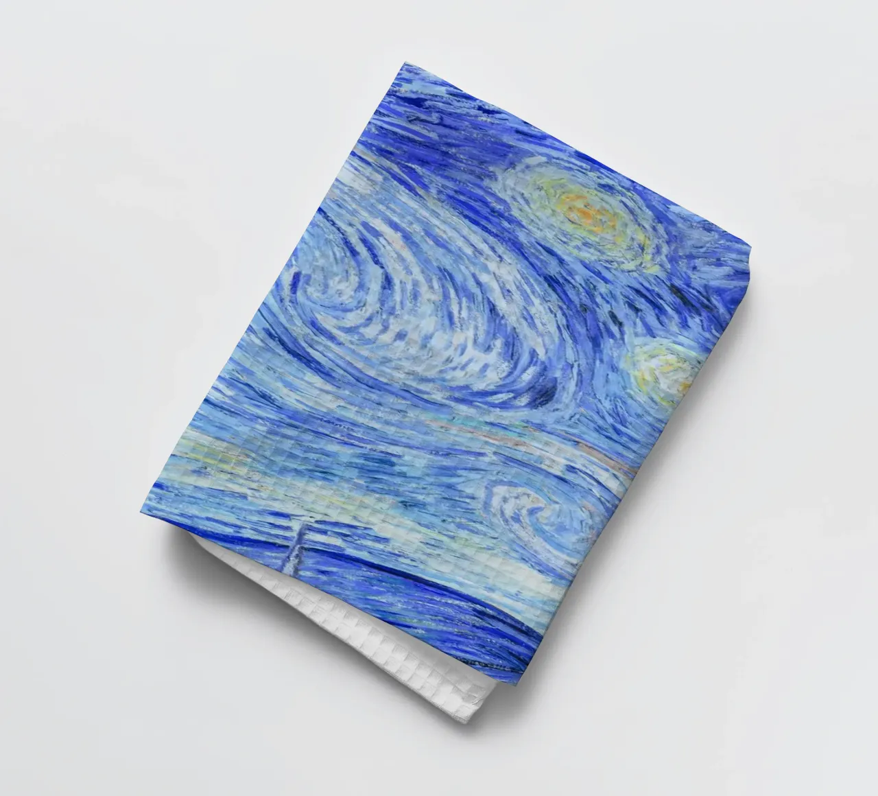 Poster della Notte stellata di Van Gogh - Masterpi del post-impressionismo canovaccio da cucina da NorwesClub