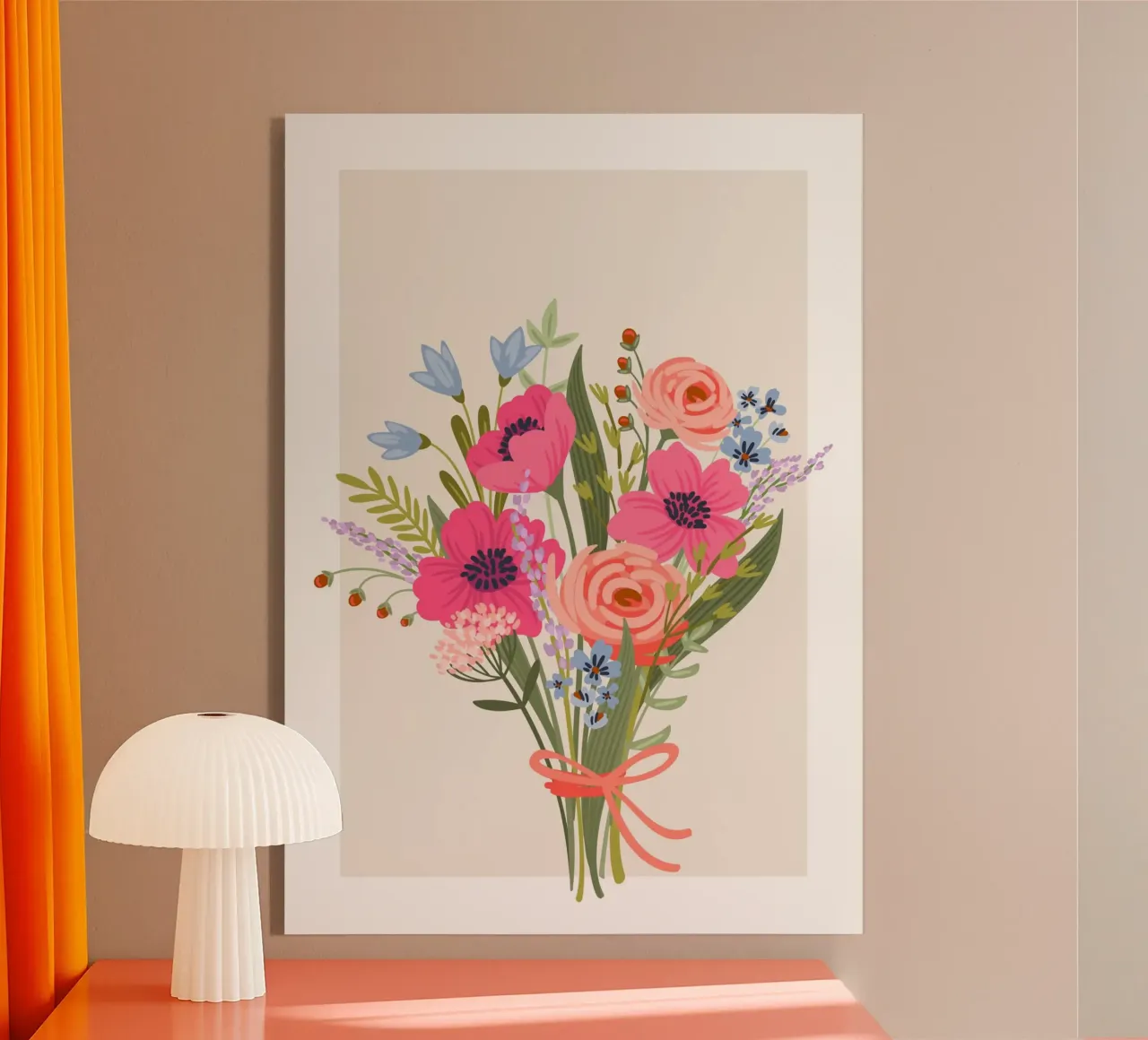 Floral Vibes plexiglass da DigiWunderwerk