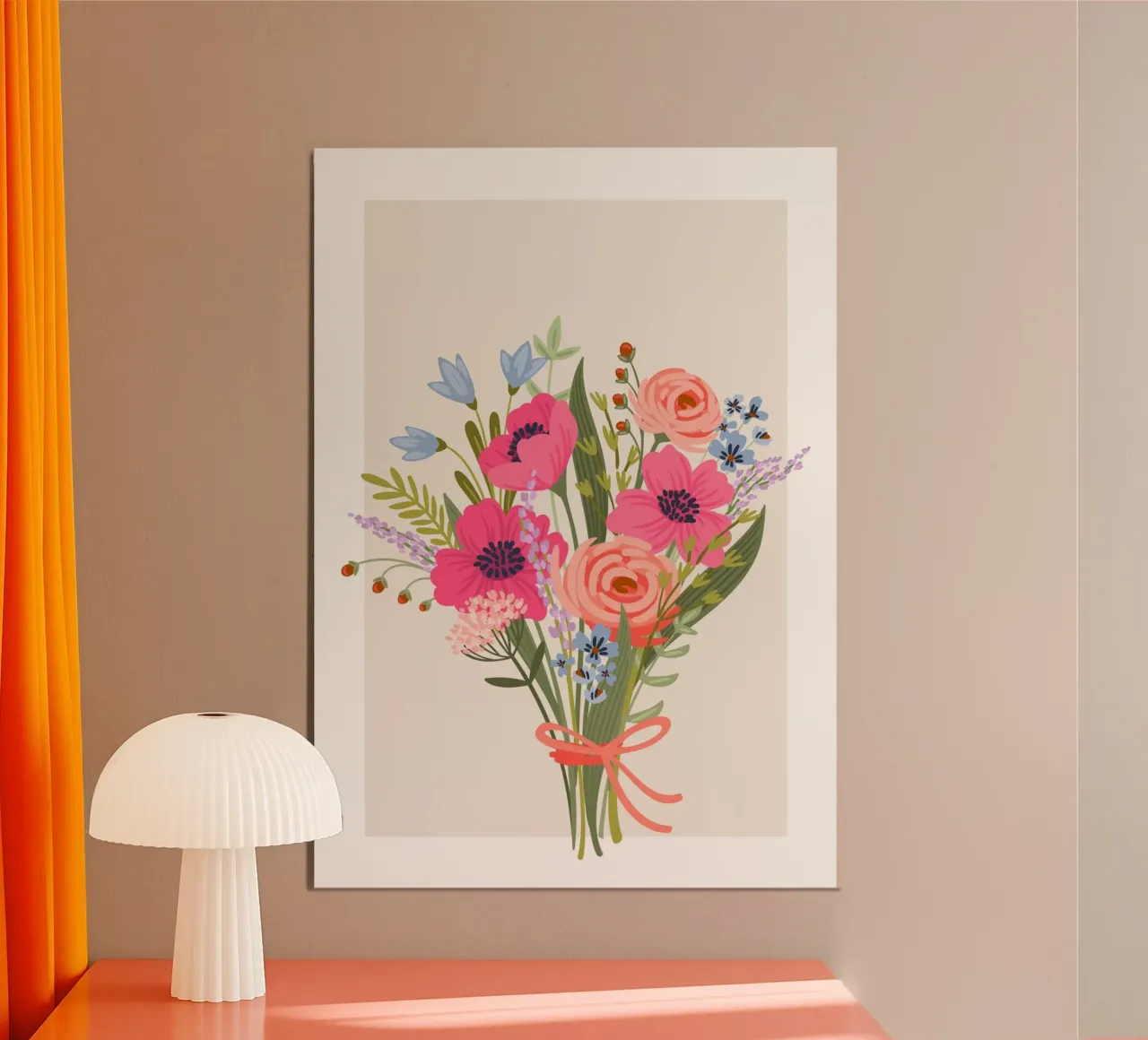 Floral Vibes alluminio dibond da DigiWunderwerk