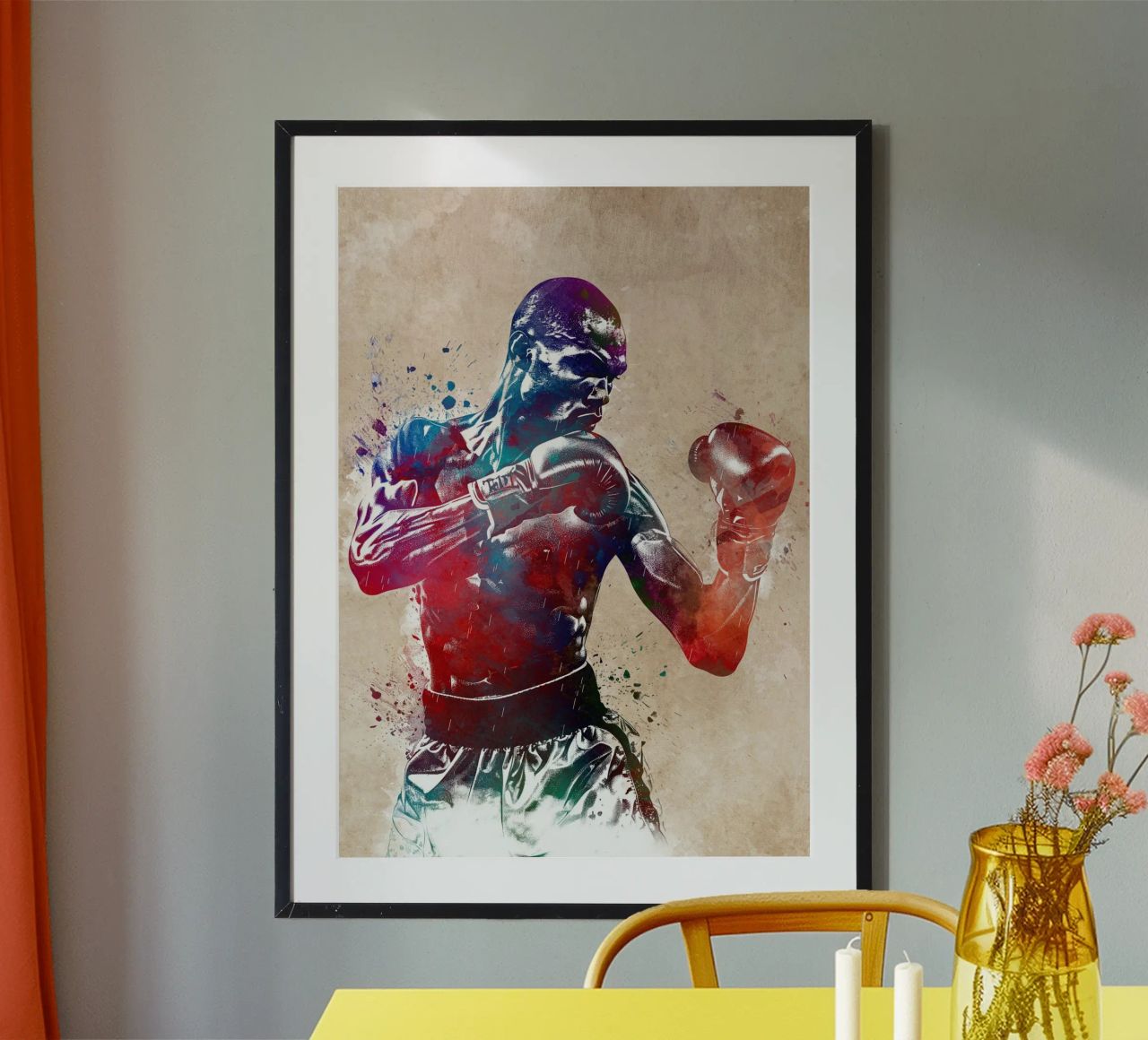 Boxing sport art poster by SPORT