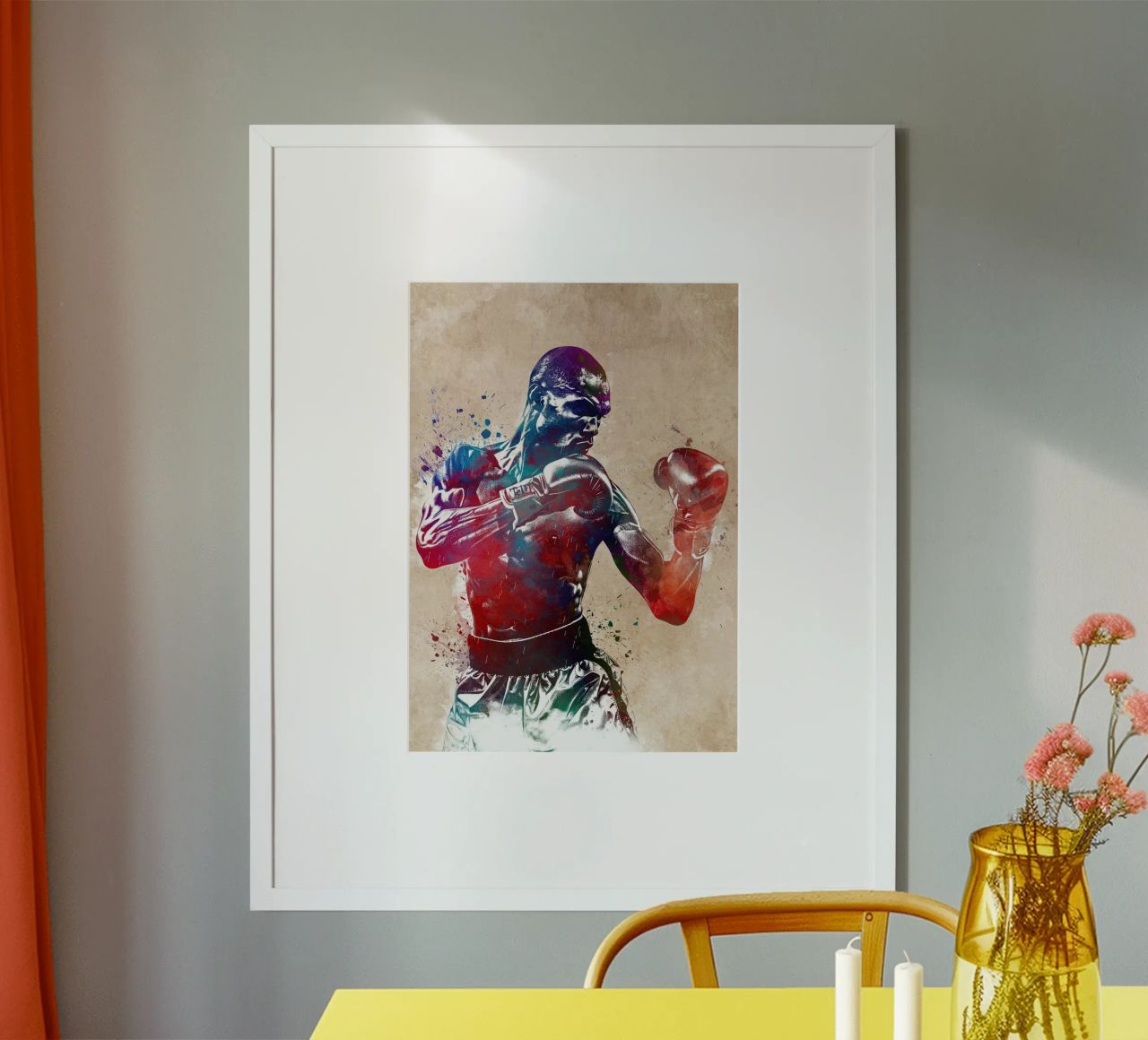 Boxing sport art poster by SPORT