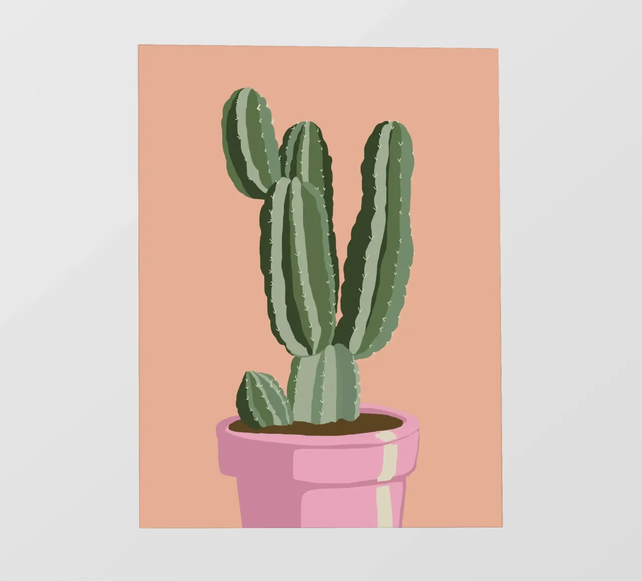 Cactus 01 telo in pvc da Little Dean