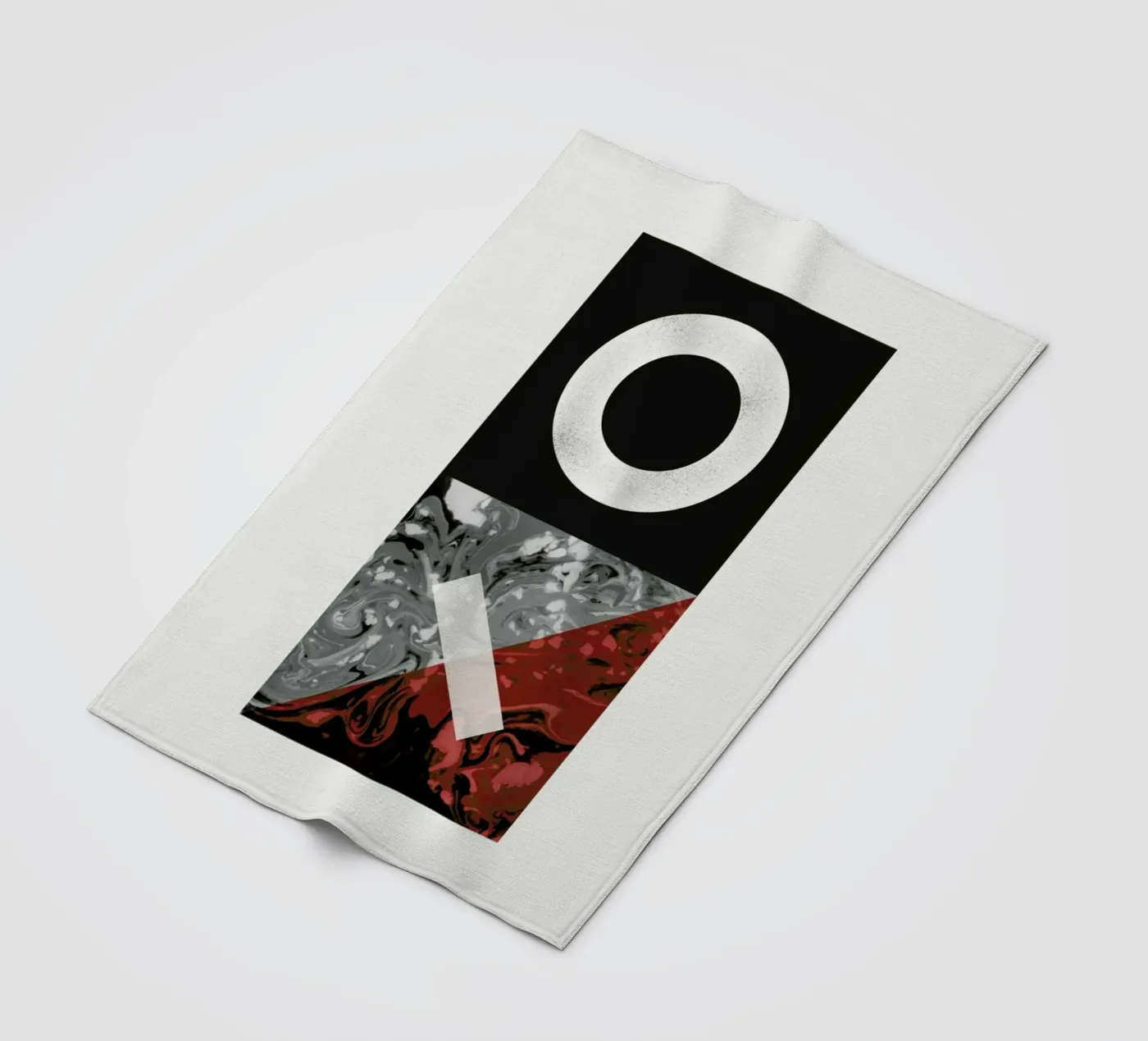 Texture Landscape 3 fleecedeken van Chris Wharton