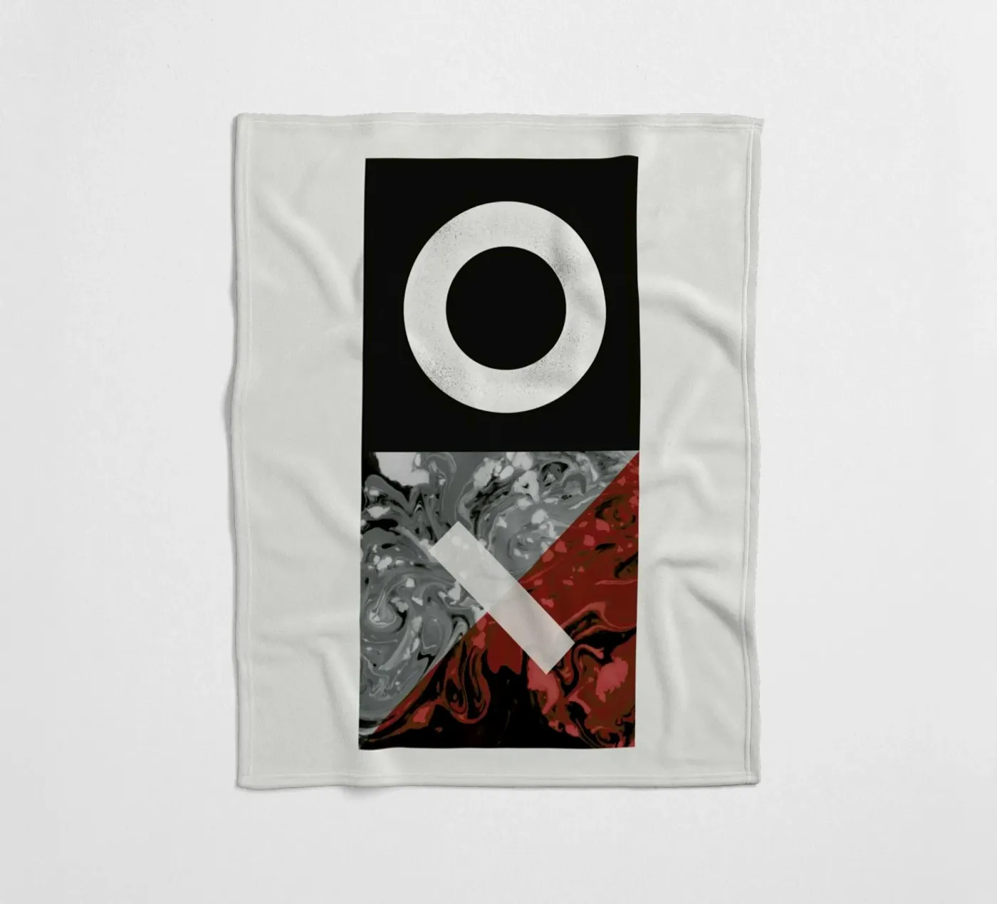 Texture Landscape 3 fleecedeken van Chris Wharton