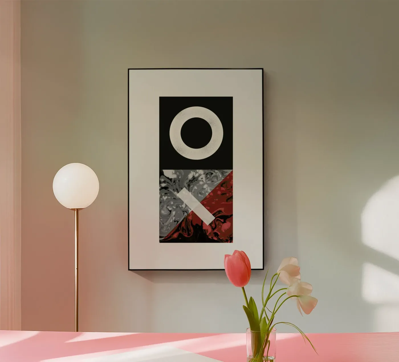 Texture Landscape 3 Acryl-Glas von Chris Wharton