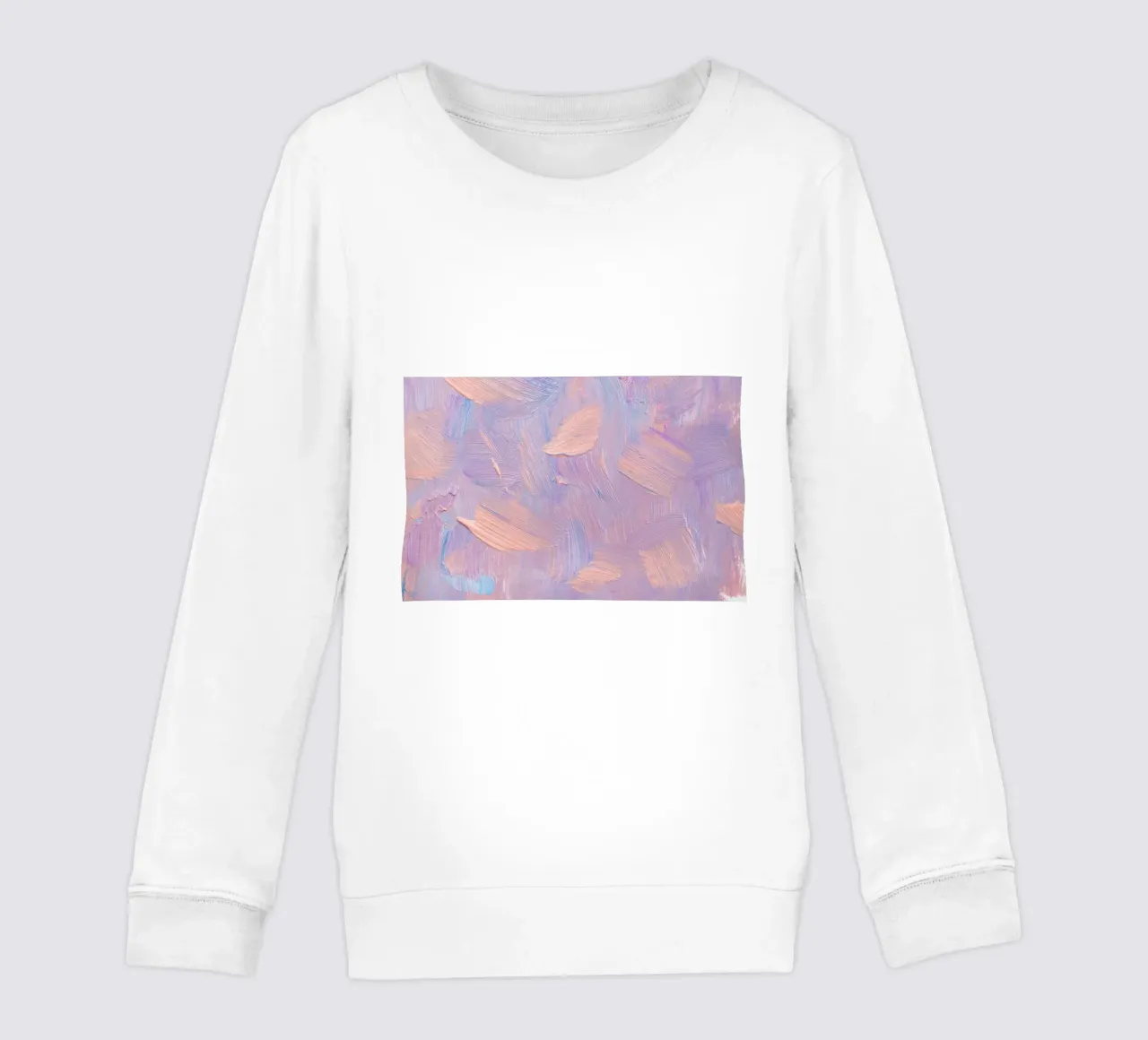 Pastel Brushstrokes Abstract - Textured Modern Art Print sudadera para niño de NorwesClub