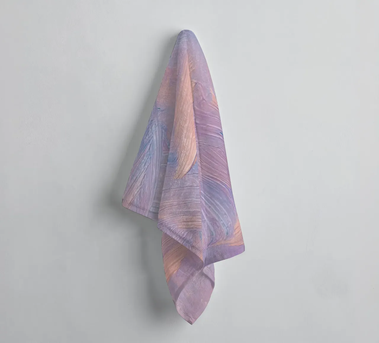 Pastel Brushstrokes Abstract - Textured Modern Art Print towel by NorwesClub