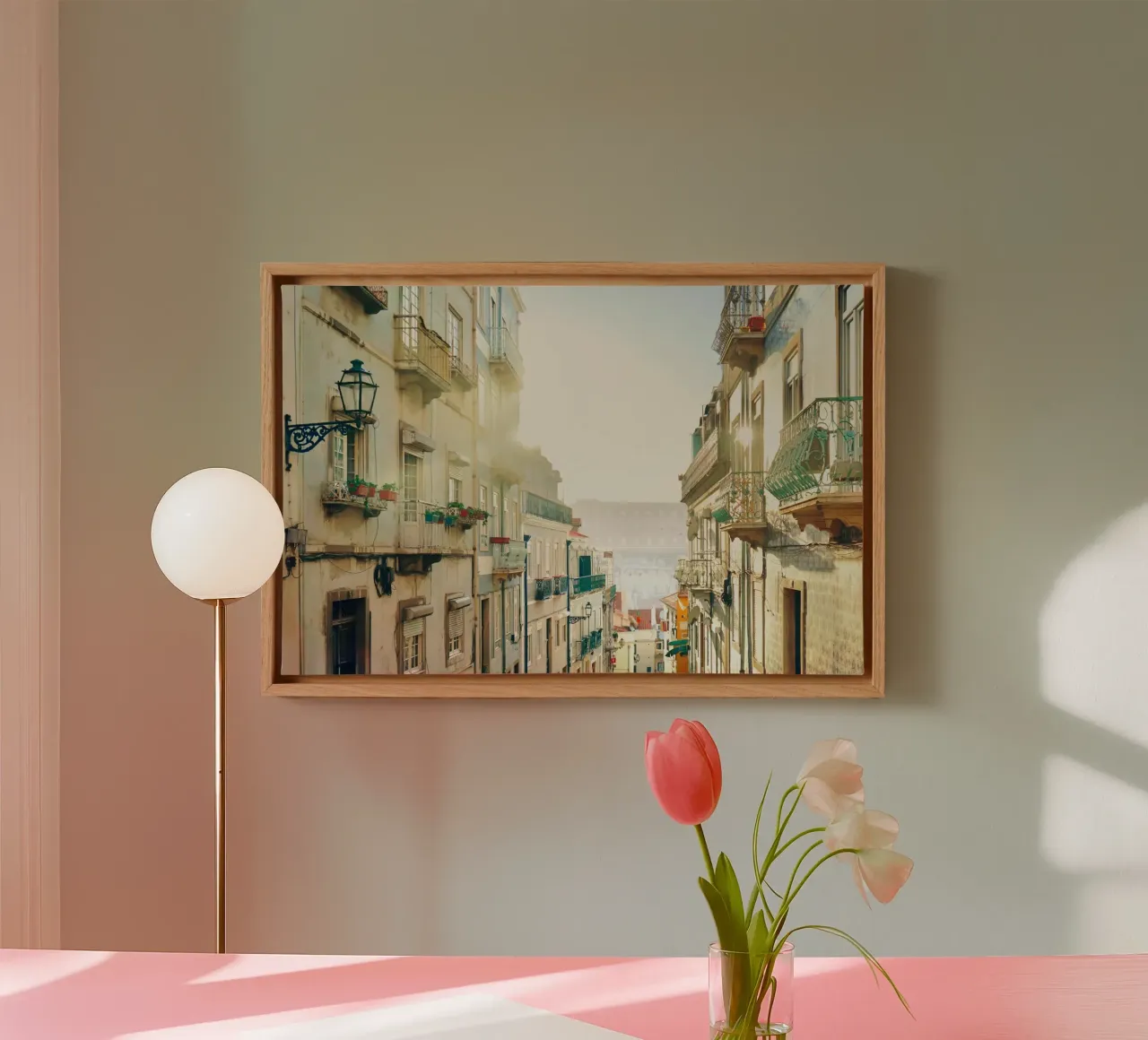 Lisbon Apartments canvas by KISSA STUDIO