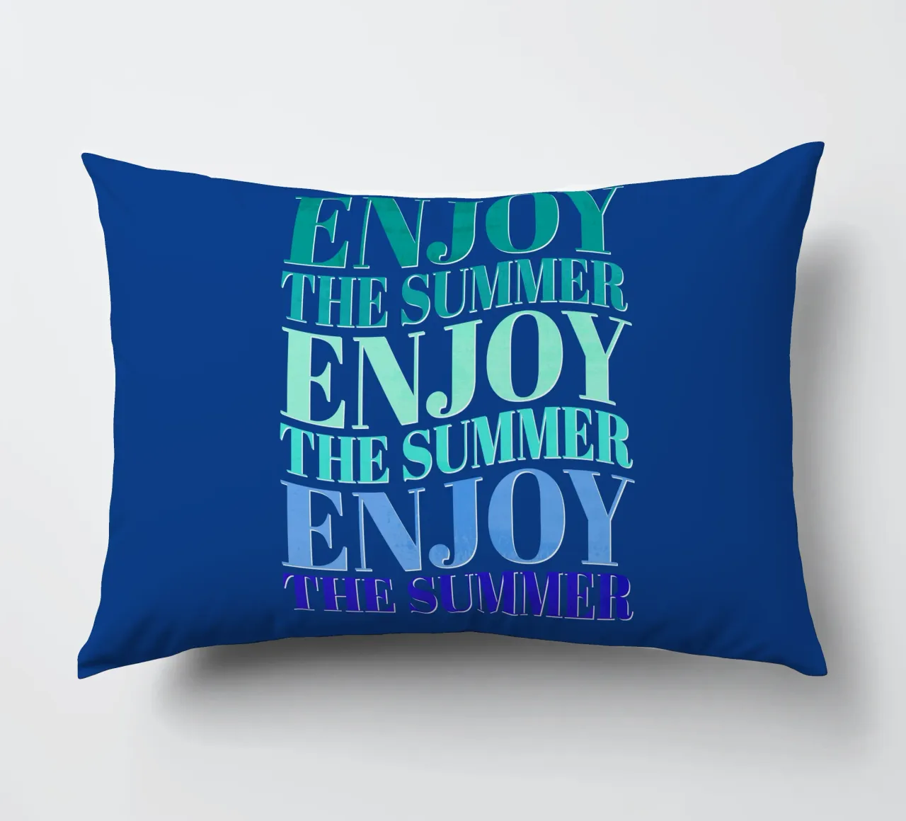 Enjoy the summer. Happy vibes with typography. cuscino da CalliLetters