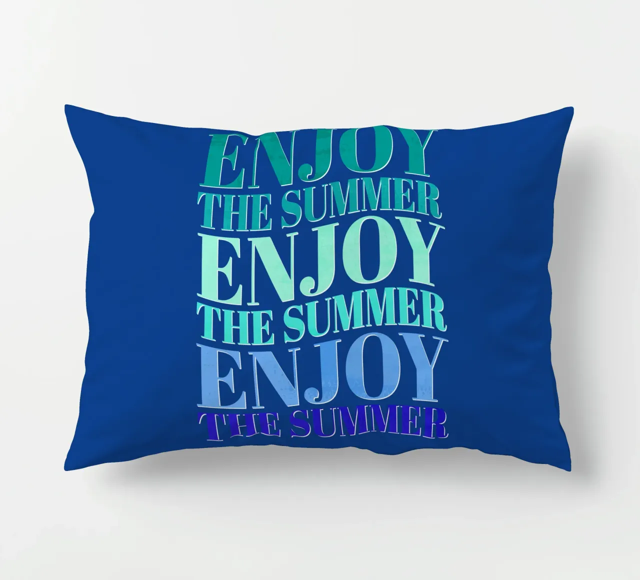 Enjoy the summer. Happy vibes with typography. cuscino da CalliLetters