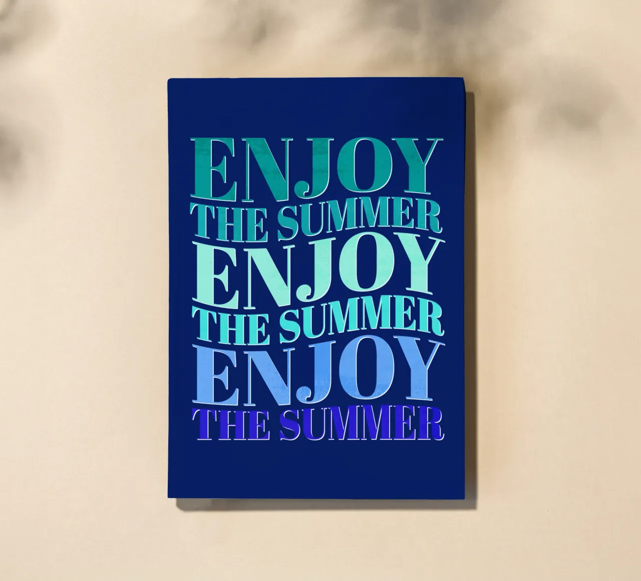 Enjoy the summer. Happy vibes with typography. diario da CalliLetters