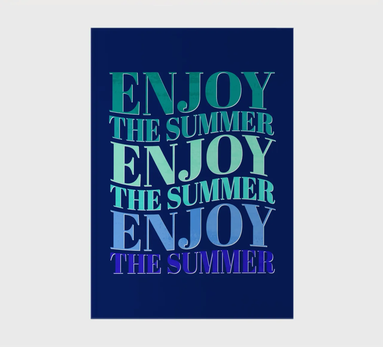 Enjoy the summer. Happy vibes with typography. diario da CalliLetters