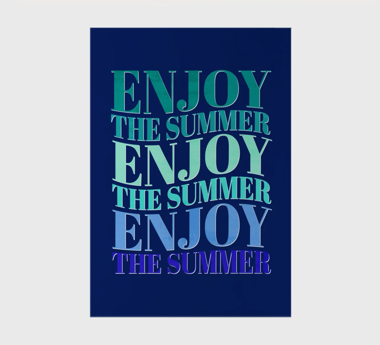 Enjoy the summer. Happy vibes with typography. carnet de notes de CalliLetters