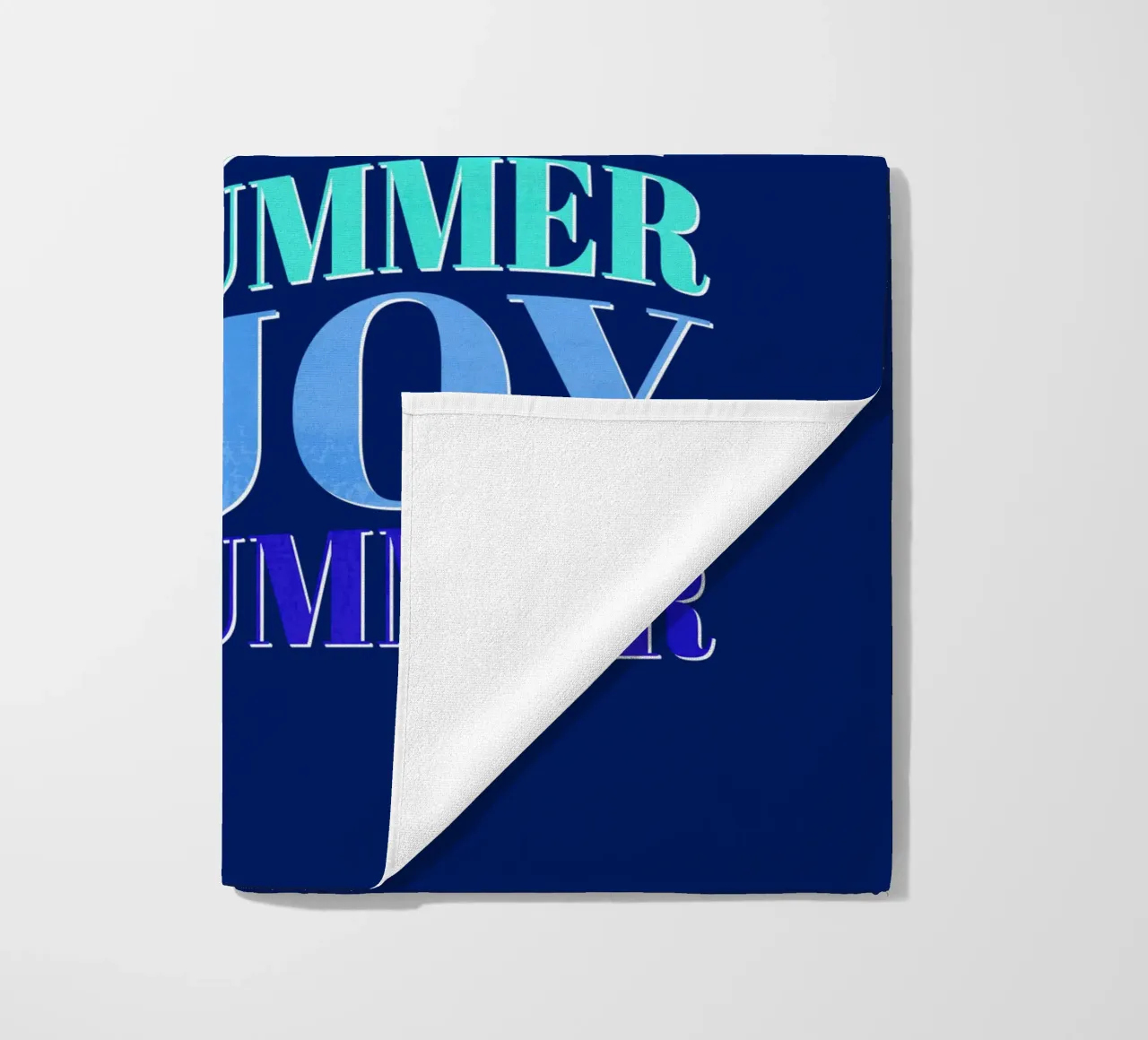 Enjoy the summer. Happy vibes with typography. telo mare da CalliLetters