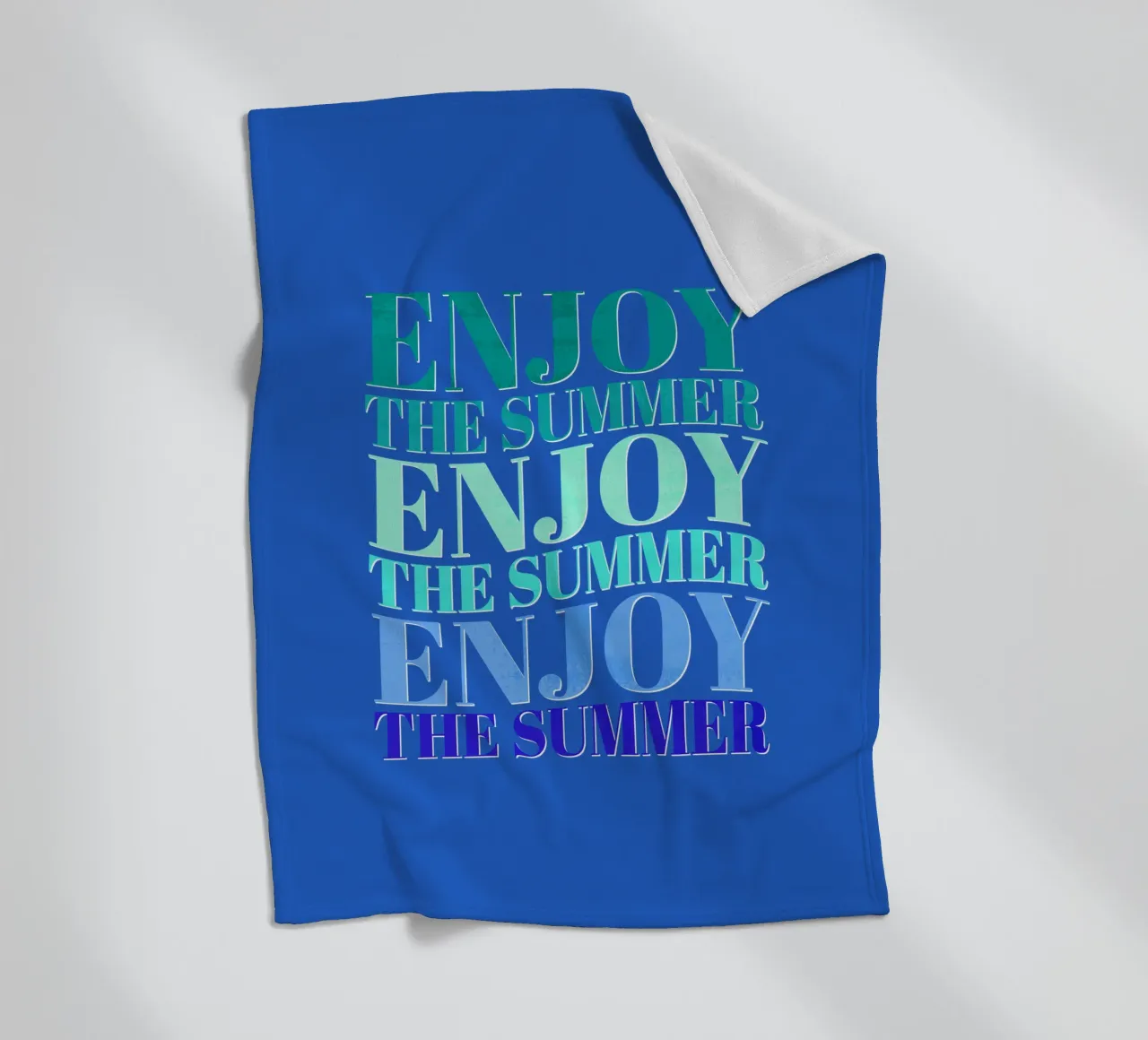 Enjoy the summer. Happy vibes with typography. coperta in pile da CalliLetters