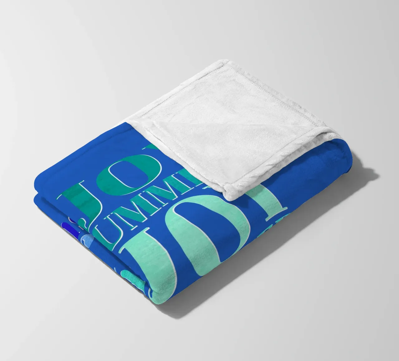 Enjoy the summer. Happy vibes with typography. fleecedeken van CalliLetters