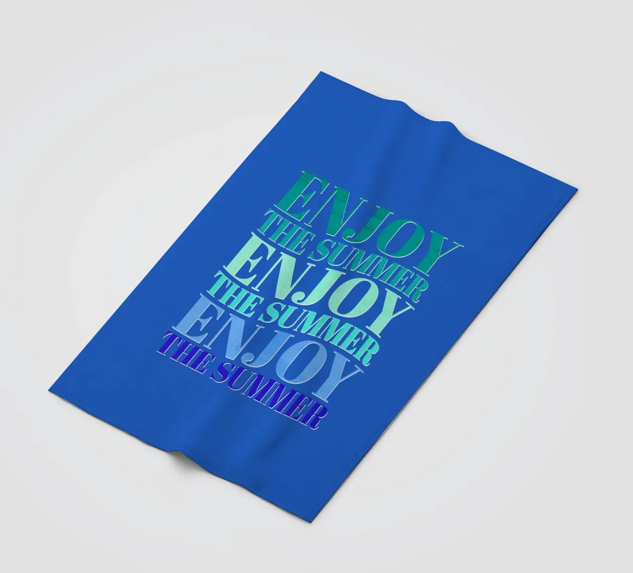 Enjoy the summer. Happy vibes with typography. coperta in pile da CalliLetters